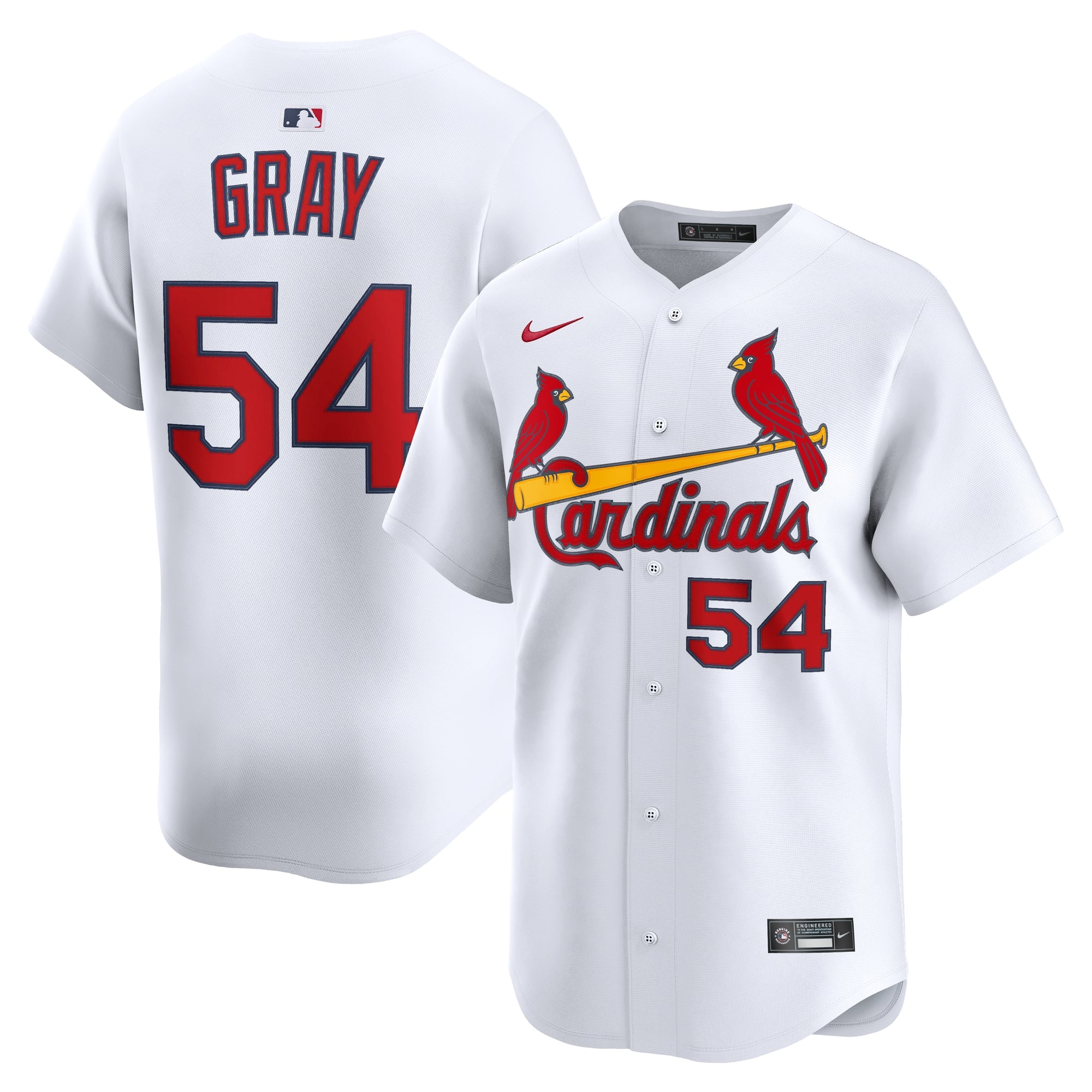 Men's St. Louis Cardinals Sonny Gray Nike White Home Limited Player Jersey