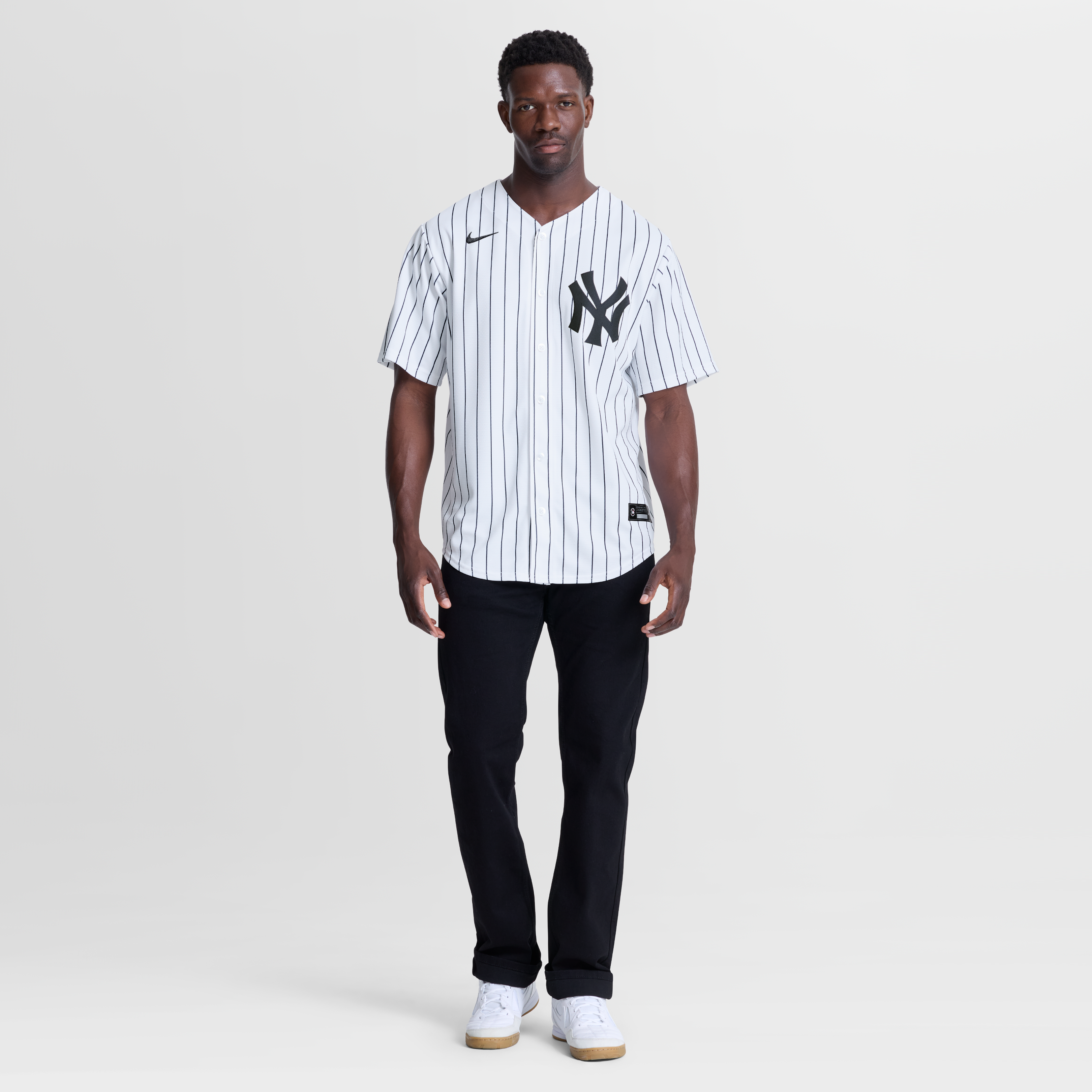 Men's New York Yankees Spencer Jones Nike White Home Replica Jersey - 3