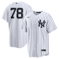Men's New York Yankees Spencer Jones Nike White Home Replica Jersey