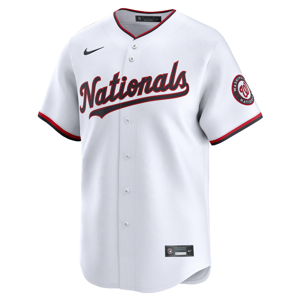 Men's Washington Nationals Stephen Strasburg Nike White Home Limited Player Jersey - 3