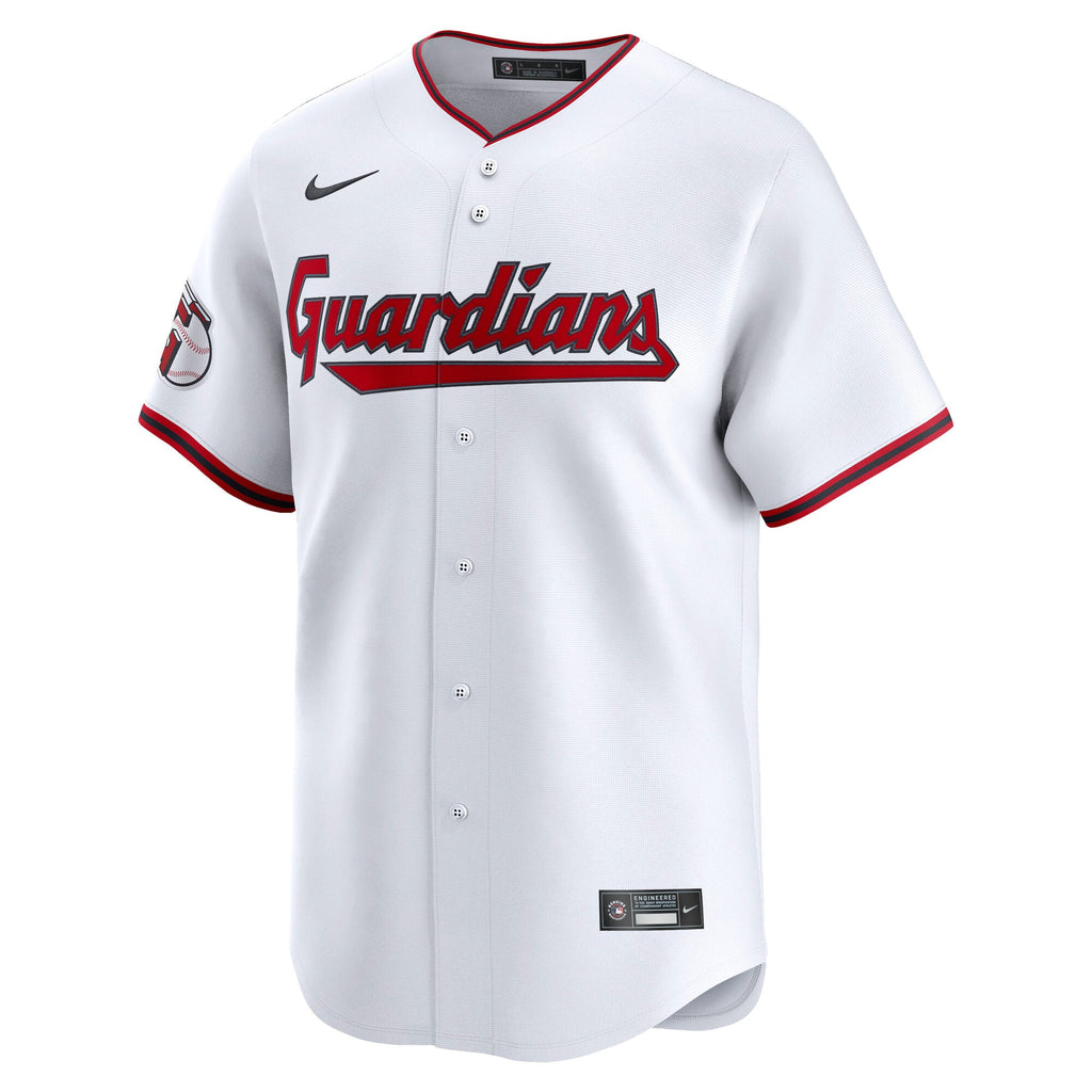 Men's Cleveland Guardians Steven Kwan Nike White Home Limited Player Jersey - 3