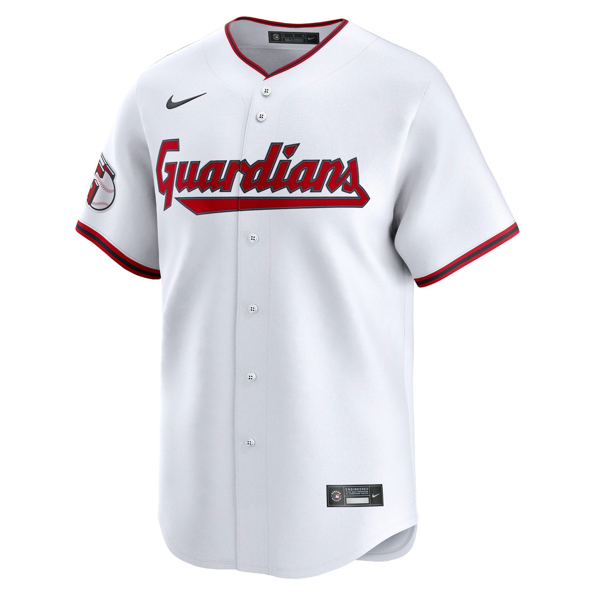 Men's Cleveland Guardians Steven Kwan Nike White Home Limited Player Jersey - 3