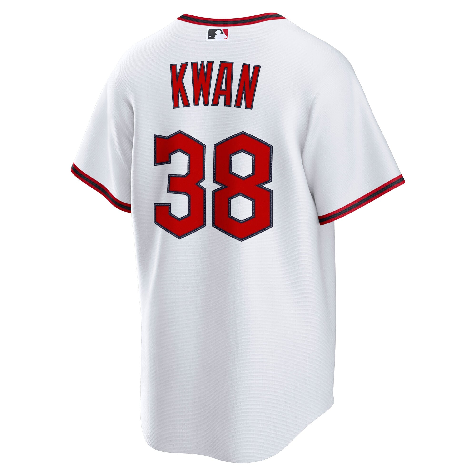 Men's Cleveland Guardians Steven Kwan Nike White Home Replica Jersey - 4