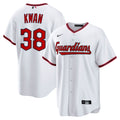 Men's Cleveland Guardians Steven Kwan Nike White Home Replica Jersey