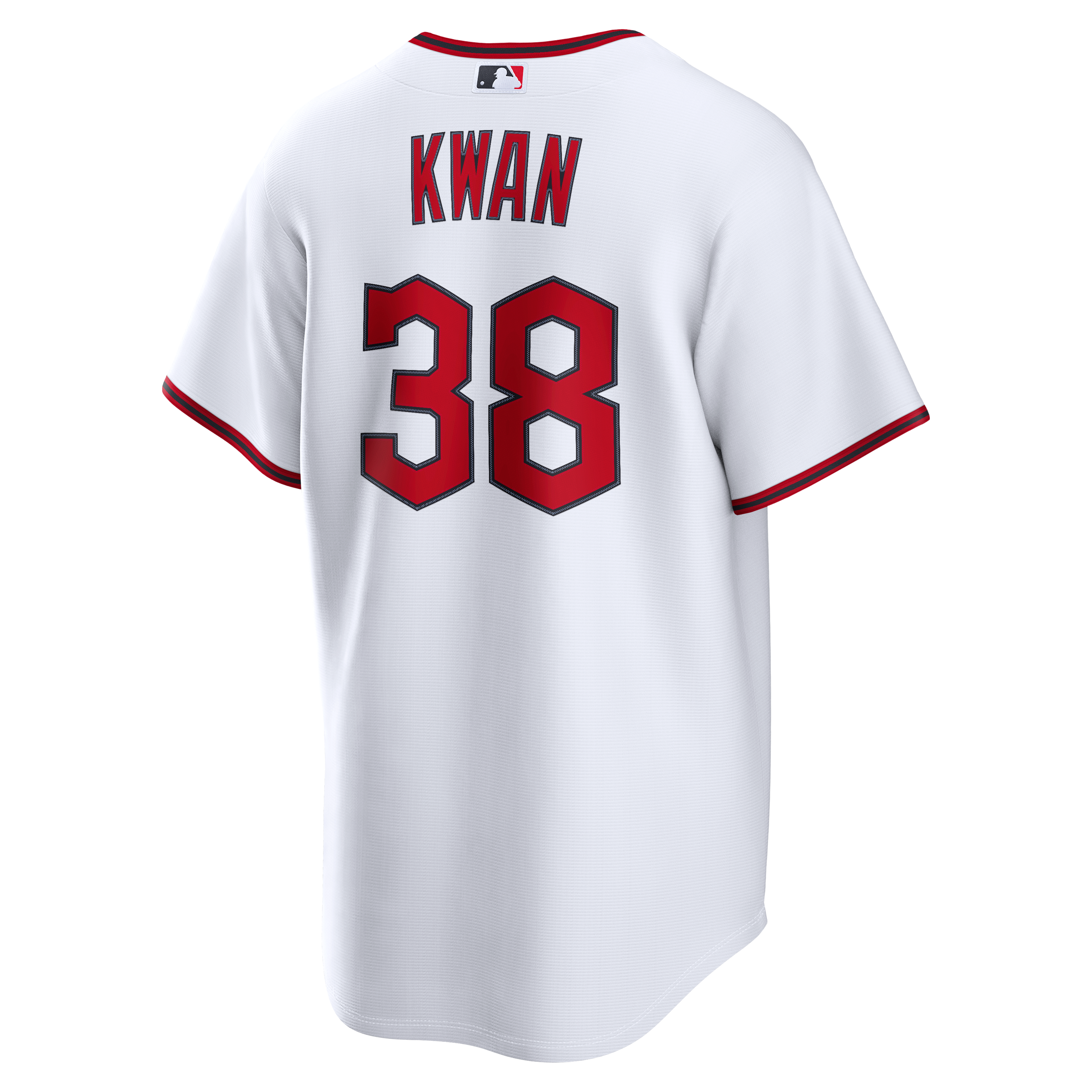 Men's Cleveland Guardians Steven Kwan Nike White Home Replica Jersey - 4