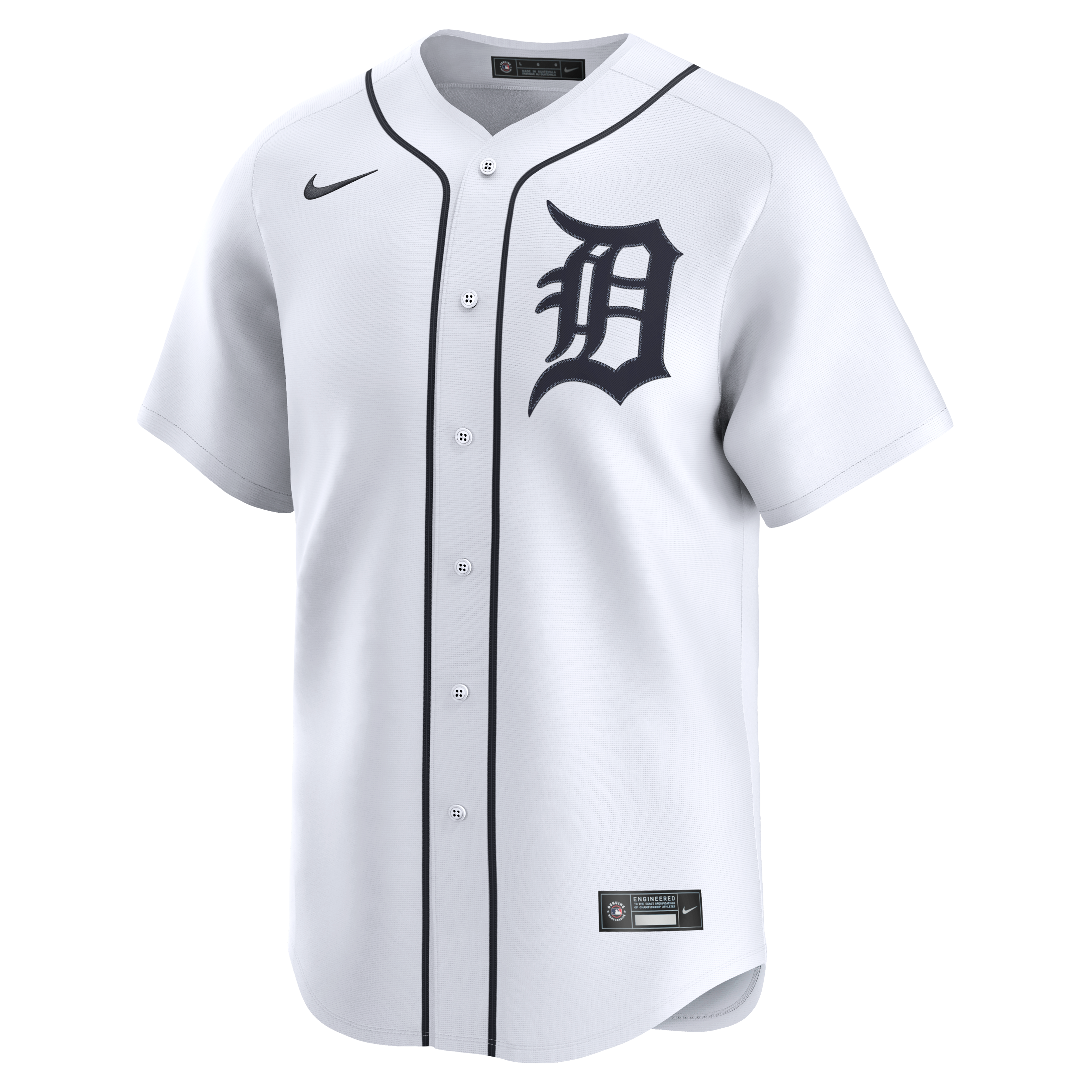 Men's Detroit Tigers Tarik Skubal Nike White Home Limited Player Jersey - 3