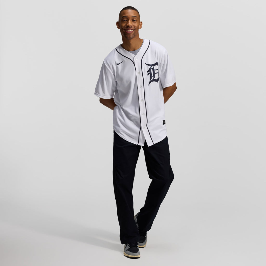 Men's Detroit Tigers Tarik Skubal Nike White Home Limited Player Jersey - 7