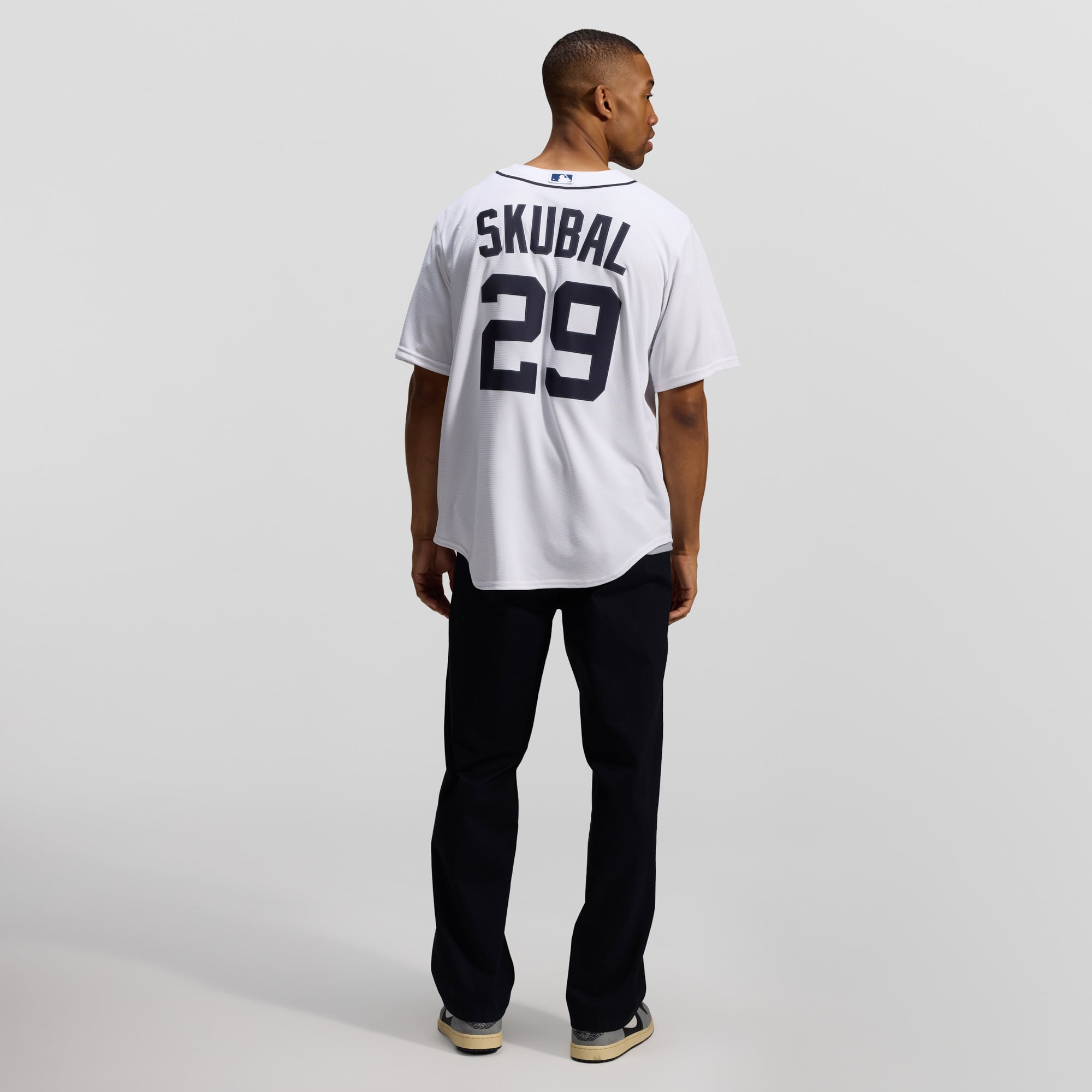 Men's Detroit Tigers Tarik Skubal Nike White Home Limited Player Jersey - 8