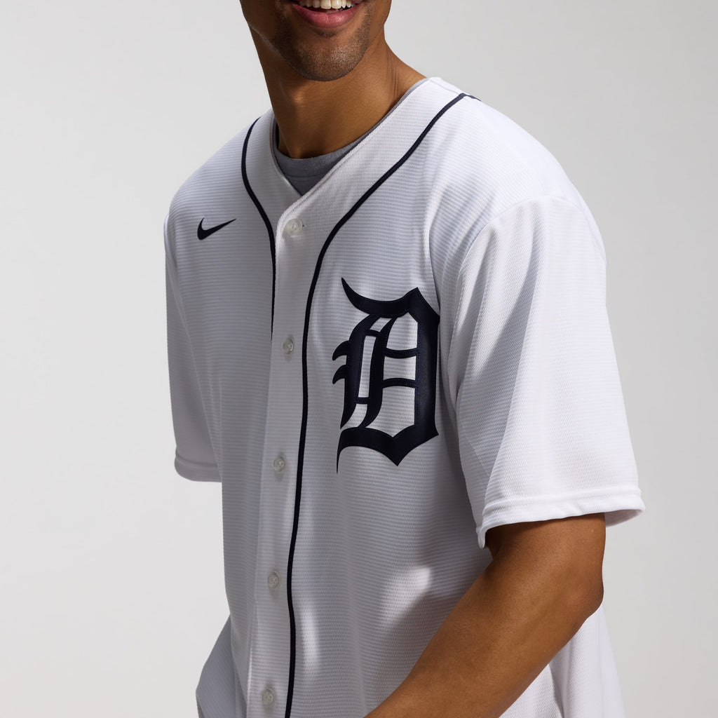 Men's Detroit Tigers Tarik Skubal Nike White Home Limited Player Jersey - 10