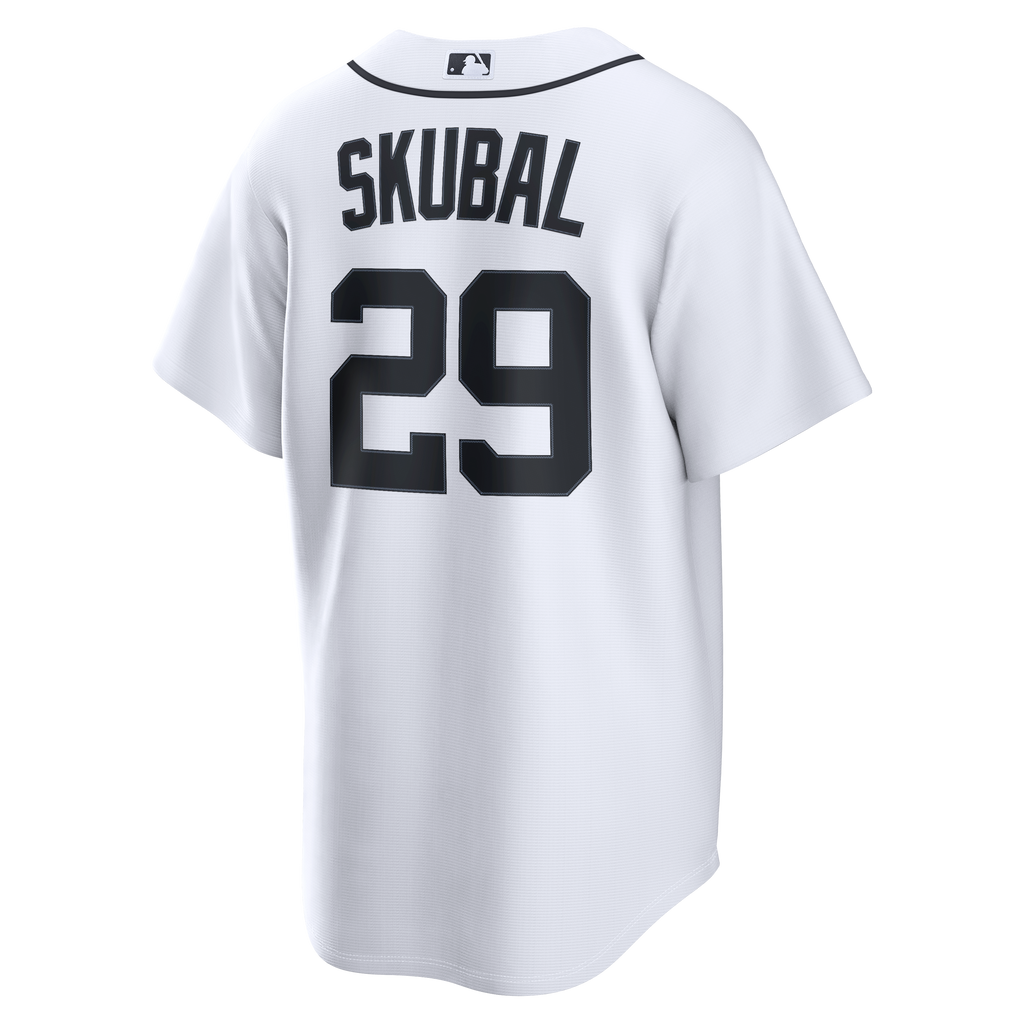 Men's Detroit Tigers Tarik Skubal Nike White Home Replica Jersey - 4