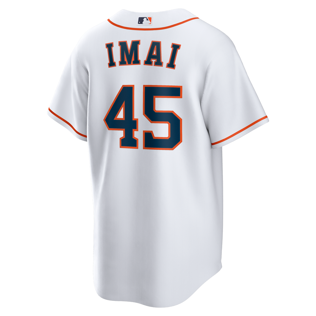 Men's Houston Astros Tatsuya Imai Nike White Home Replica Jersey - 4