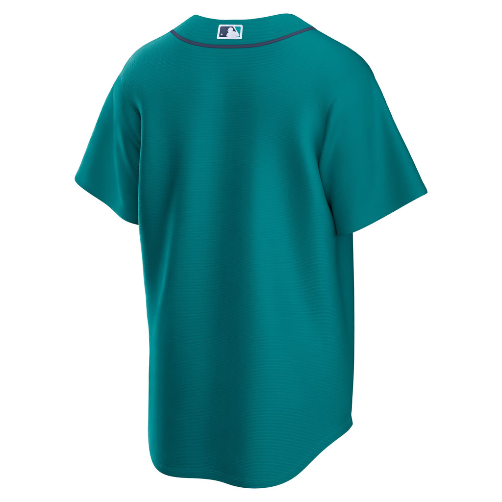 Men's Seattle Mariners Nike Teal Alternate Replica Jersey - 4