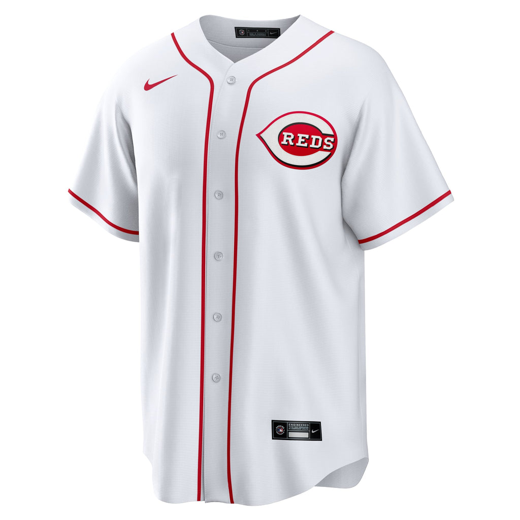 Men's Cincinnati Reds TJ Friedl Nike White Home Replica Jersey - 3
