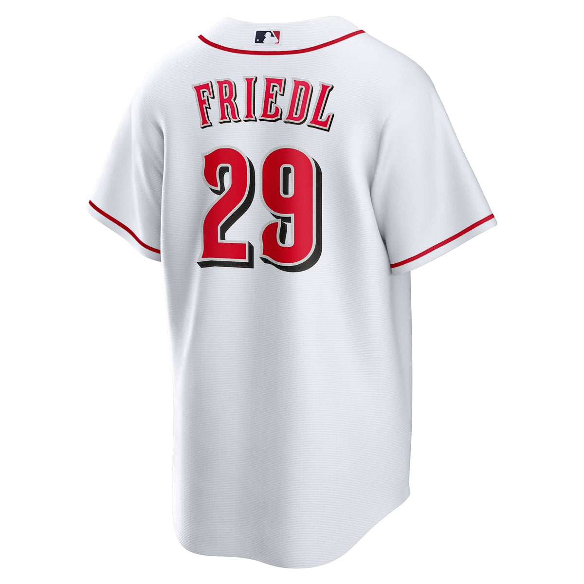 Men's Cincinnati Reds TJ Friedl Nike White Home Replica Jersey - 4