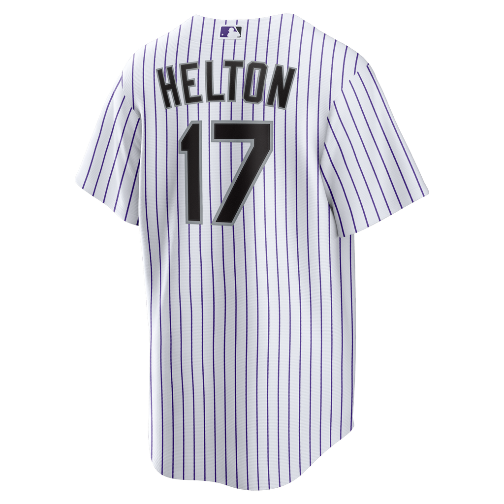 Men's Colorado Rockies Todd Helton Nike White Home Retired Player Replica Jersey - 4