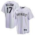 Men's Colorado Rockies Todd Helton Nike White Home Retired Player Replica Jersey
