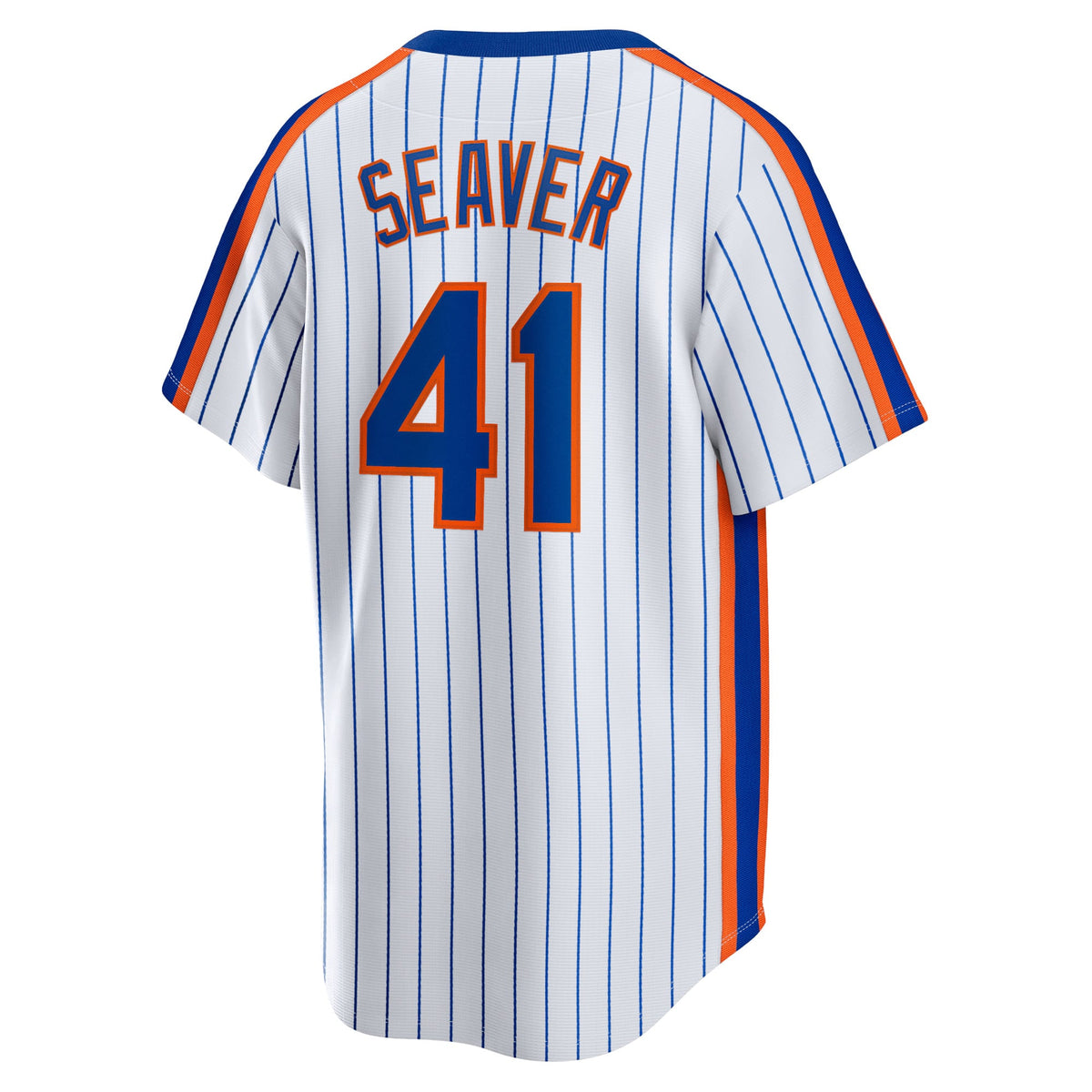 Men's New York Mets Tom Seaver Nike White Home Cooperstown Collection Player Jersey - 4