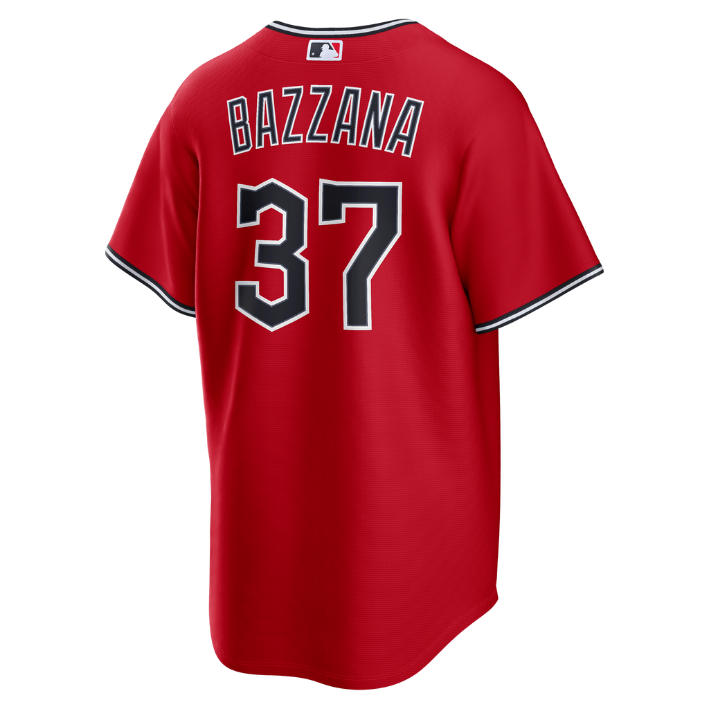 Men's Cleveland Guardians Travis Bazzana Nike Red Alternate Replica Jersey - 4