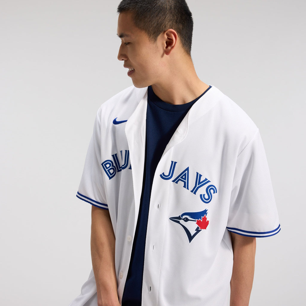 Men's Toronto Blue Jays Trey Yesavage Nike White Home Replica Jersey - 11