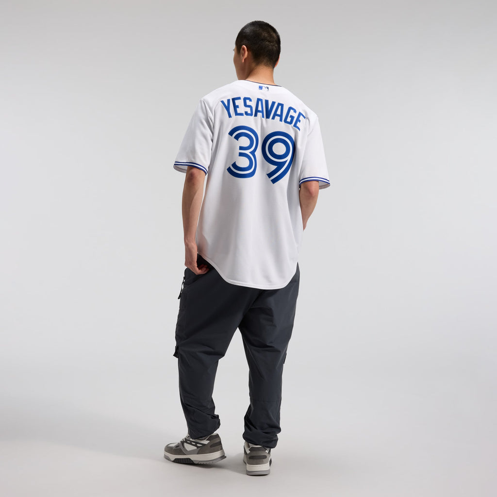 Men's Toronto Blue Jays Trey Yesavage Nike White Home Replica Jersey - 6