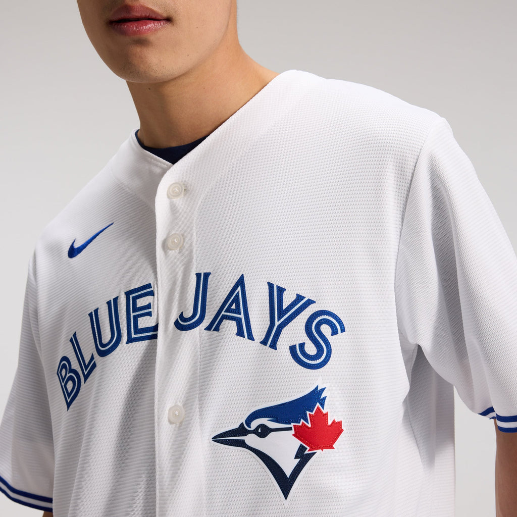 Men's Toronto Blue Jays Trey Yesavage Nike White Home Replica Jersey - 10