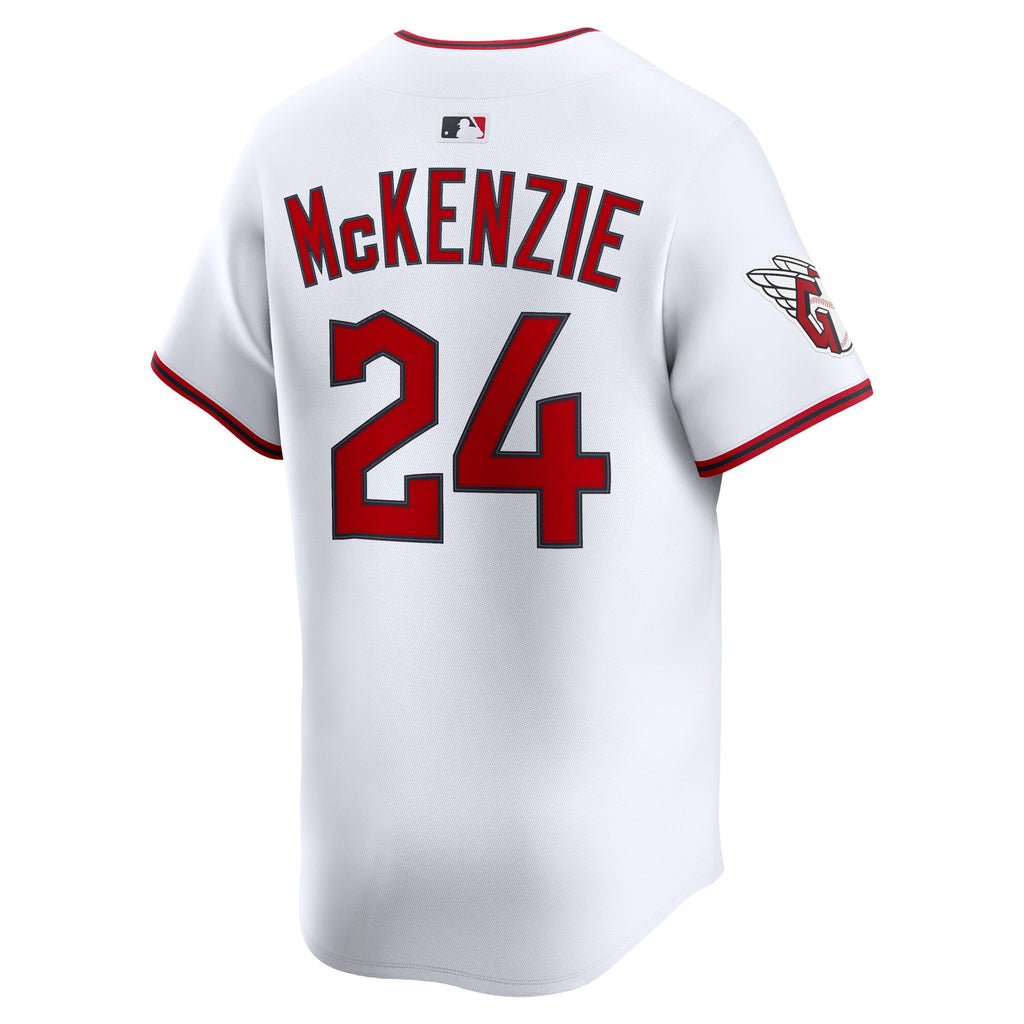 Men's Cleveland Guardians Triston McKenzie Nike White Home Limited Player Jersey - 4