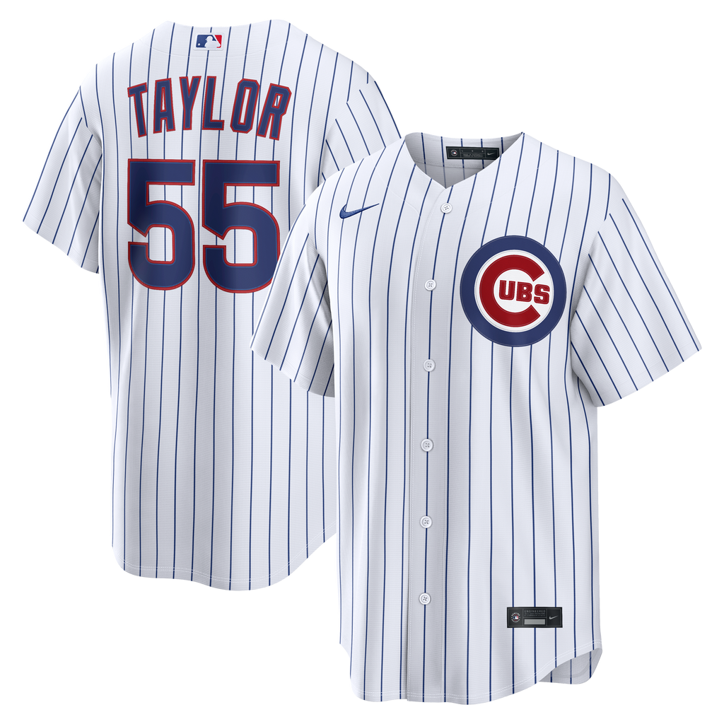 Men's Chicago Cubs Tyrone Taylor Nike White Home Replica Jersey - 2