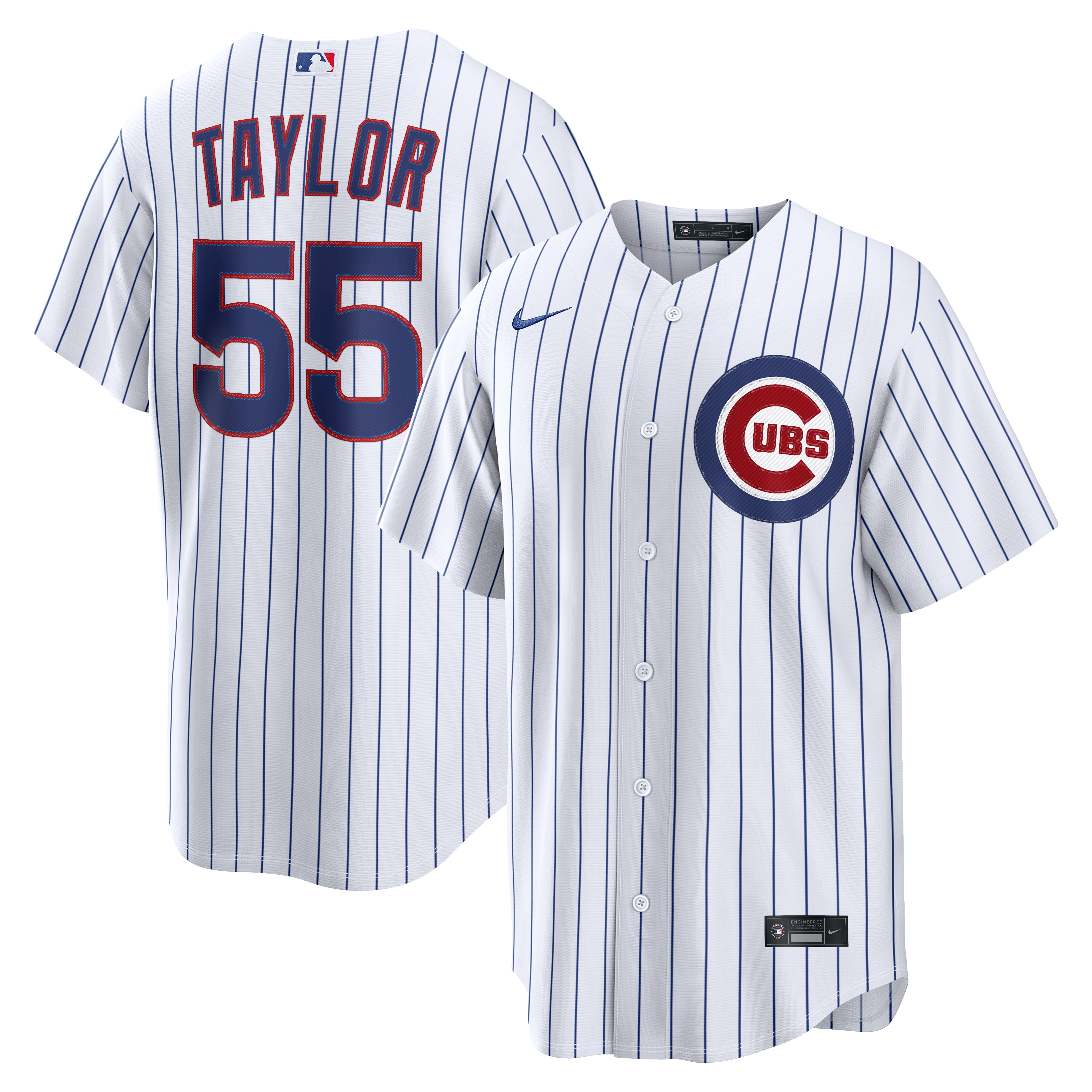 Men's Chicago Cubs Tyrone Taylor Nike White Home Replica Jersey - 2