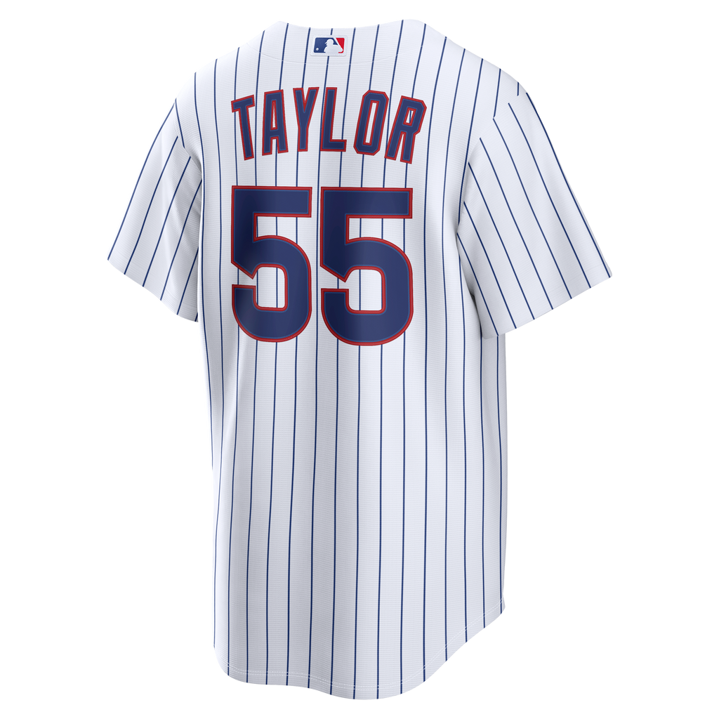 Men's Chicago Cubs Tyrone Taylor Nike White Home Replica Jersey - 6