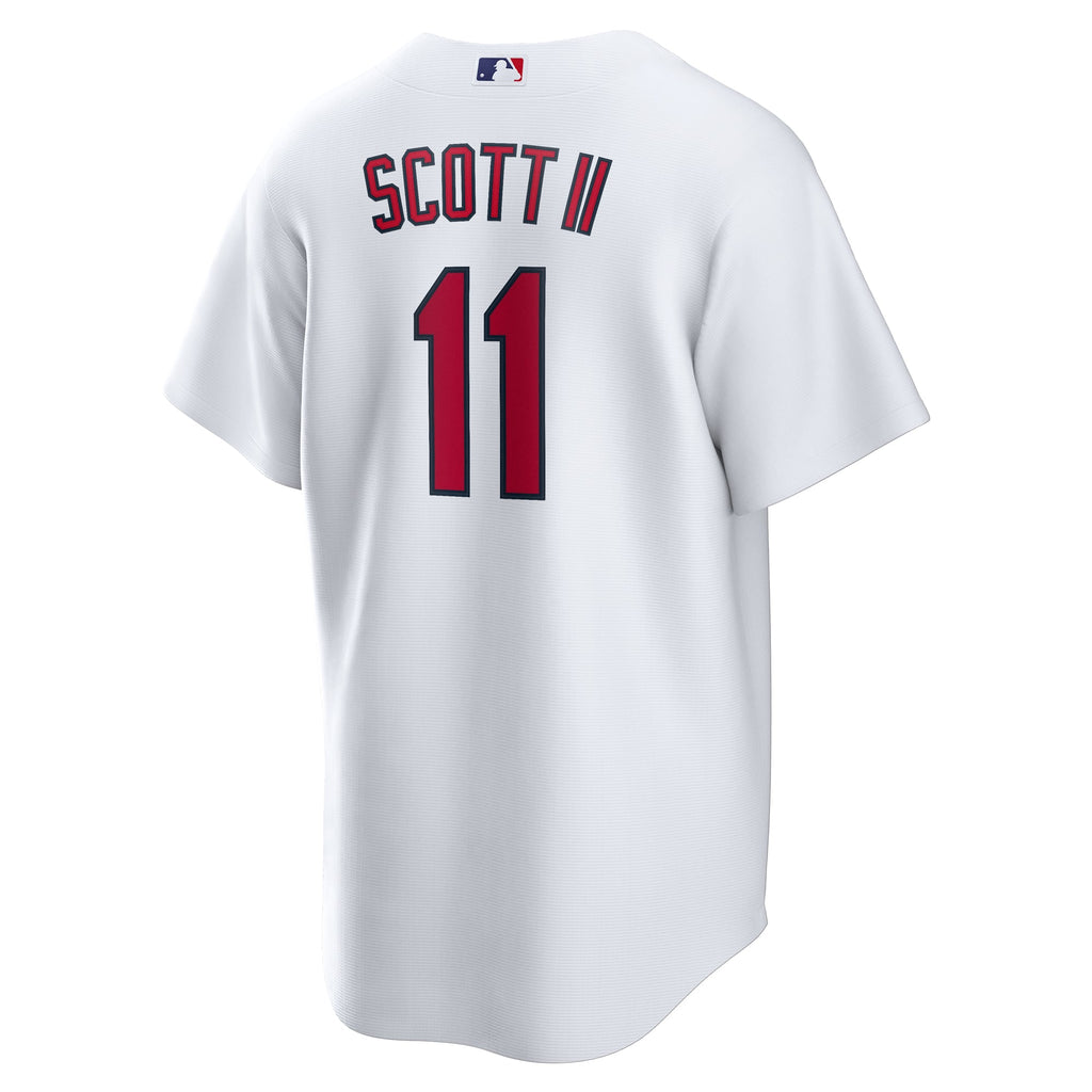 Men's St. Louis Cardinals Victor Scott II Nike White Home Replica Jersey - 4