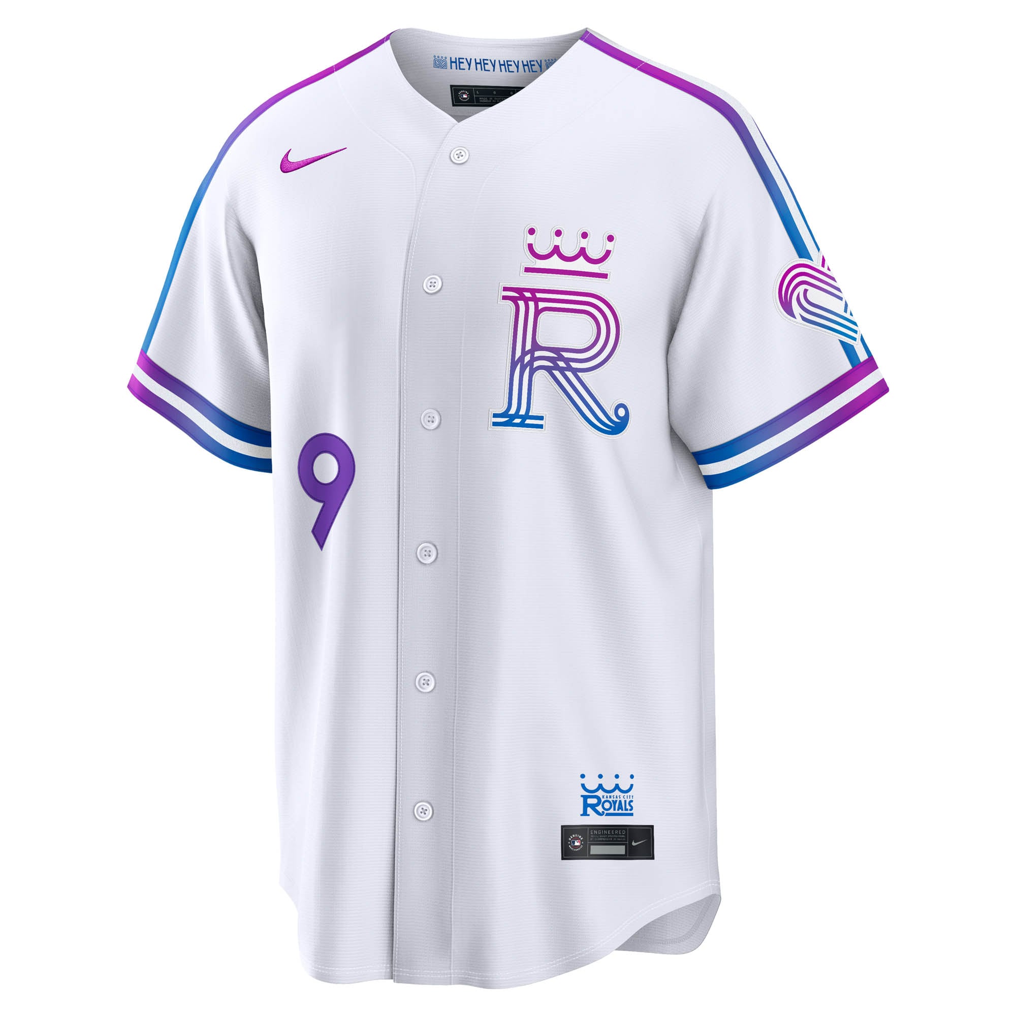 Men's Kansas City Royals Vinnie Pasquantino Nike White 2026 City Connect Stadium Jersey - 3