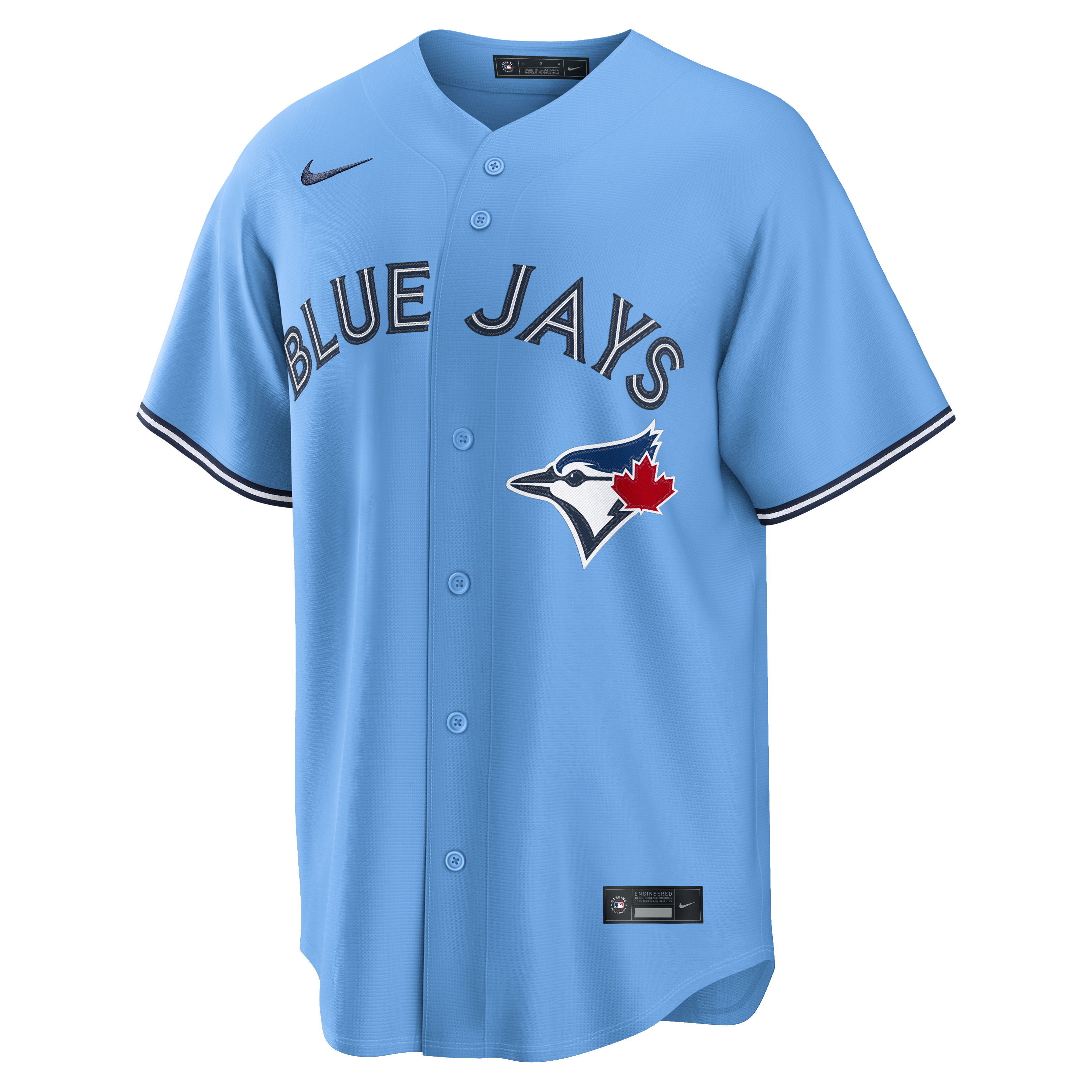 Men's Toronto Blue Jays Vladimir Guerrero Jr. Nike Light Blue Replica Jersey - 3