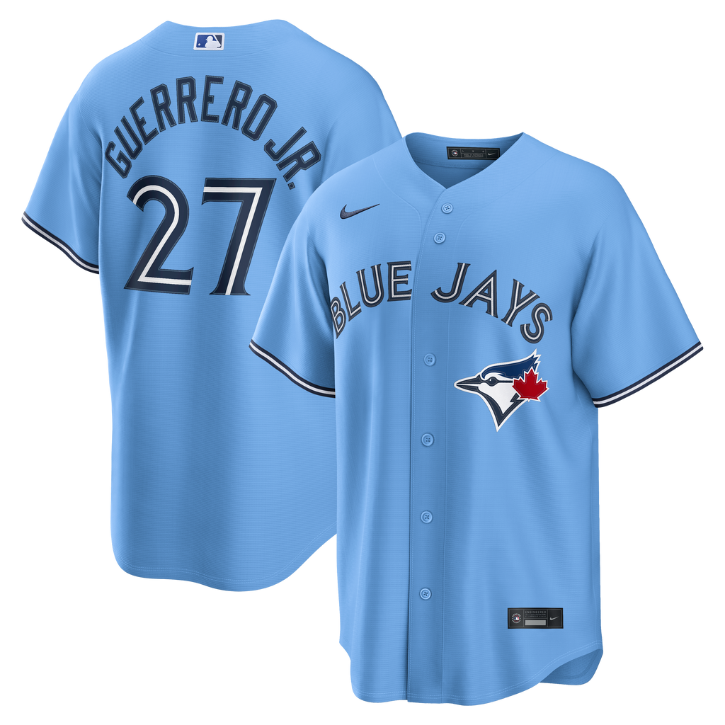 Men's Toronto Blue Jays Vladimir Guerrero Jr. Nike Light Blue Replica Jersey