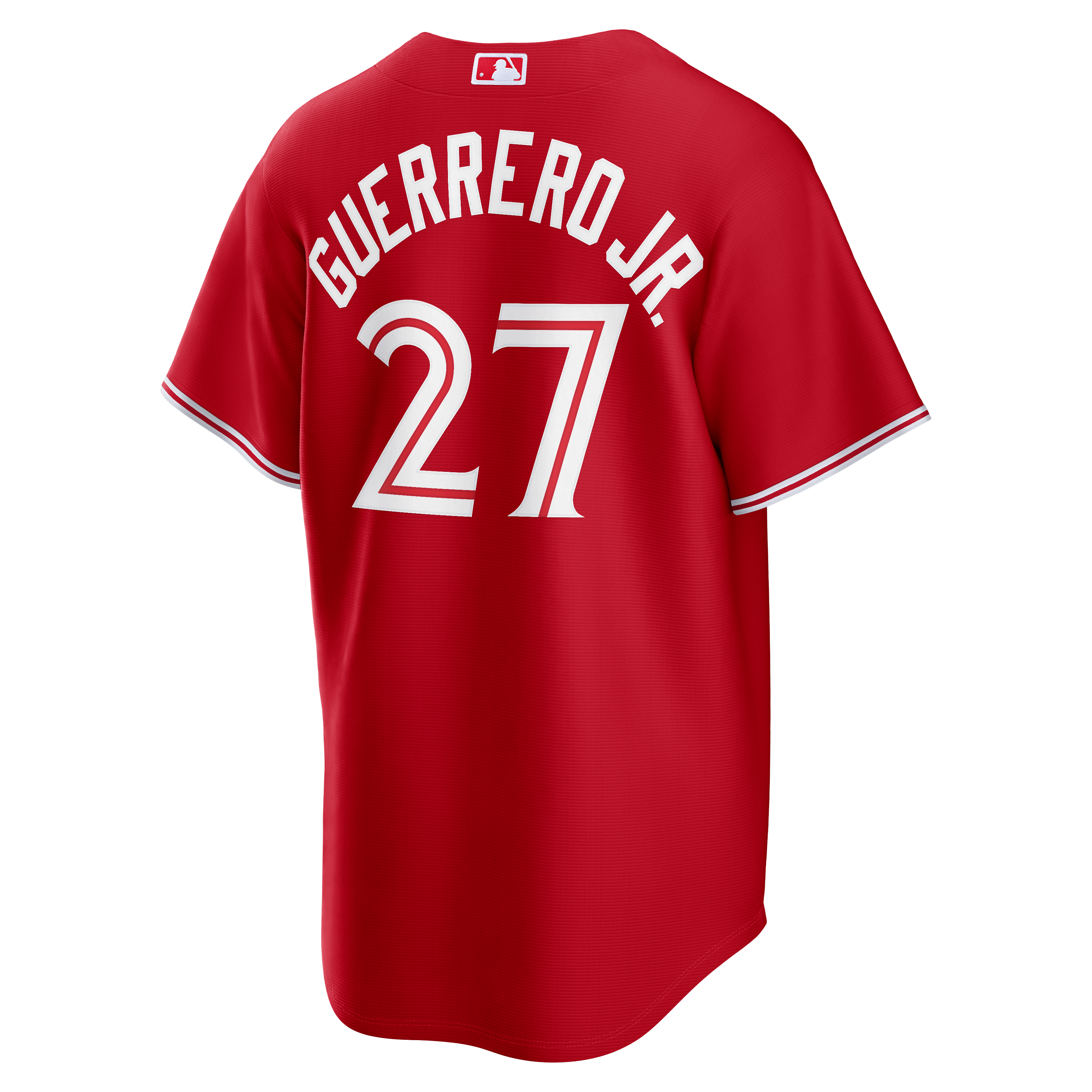 Men's Toronto Blue Jays Vladimir Guerrero Jr. Nike Red Canada Day Replica Jersey - 4