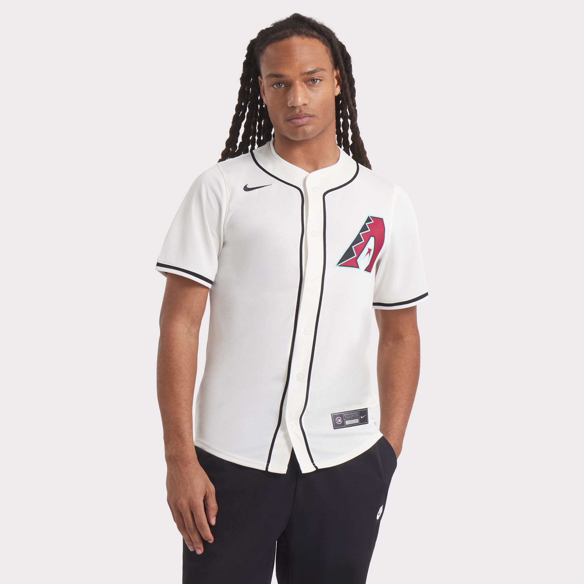 Men's Arizona Diamondbacks Nike White Home Limited Jersey - 5