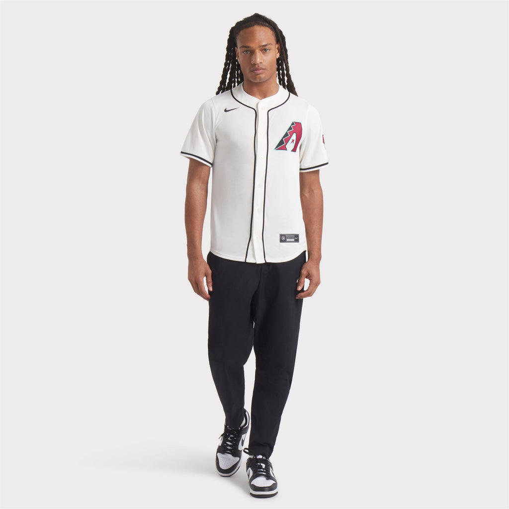 Men's Arizona Diamondbacks Nike White Home Limited Jersey - 7