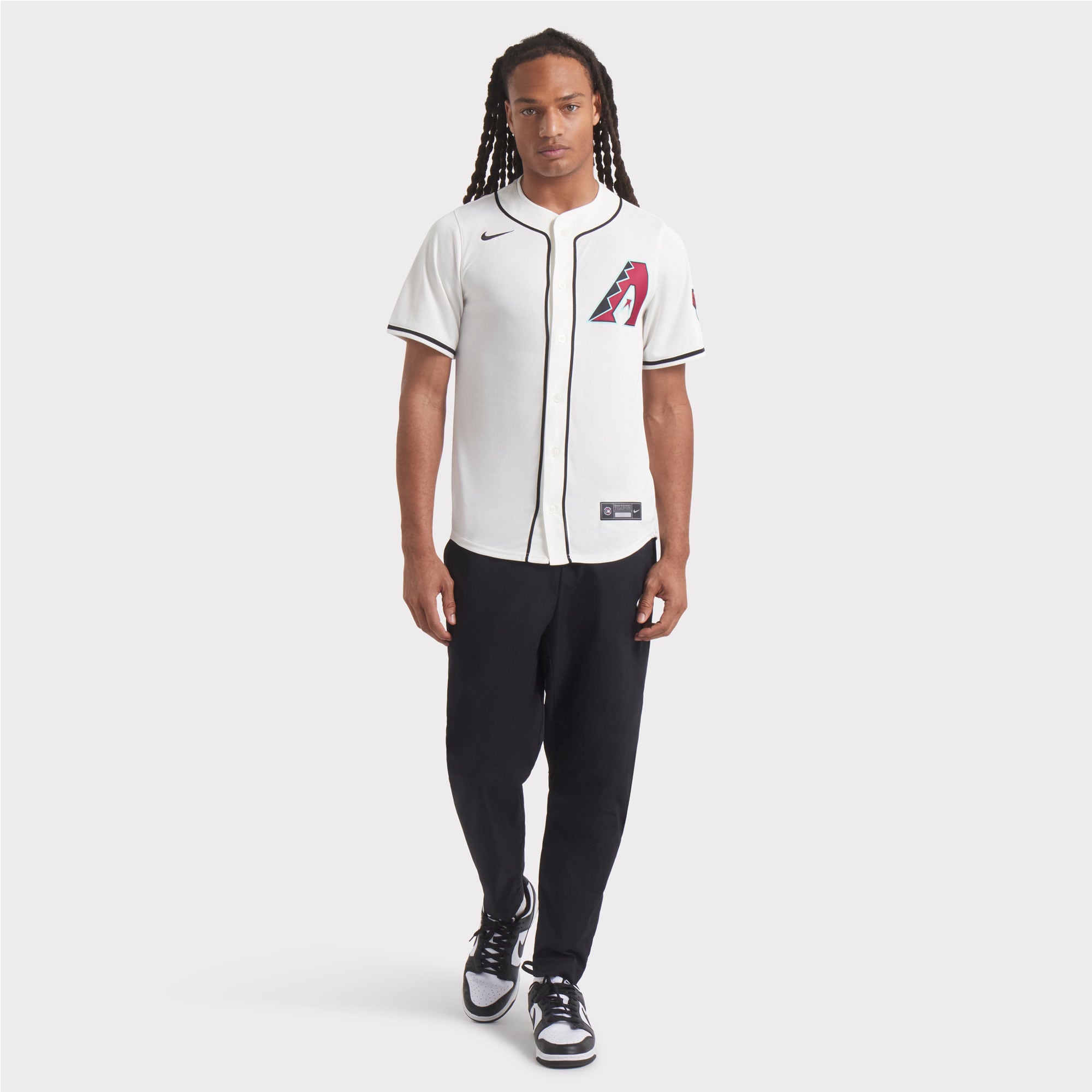 Men's Arizona Diamondbacks Nike White Home Limited Jersey - 7