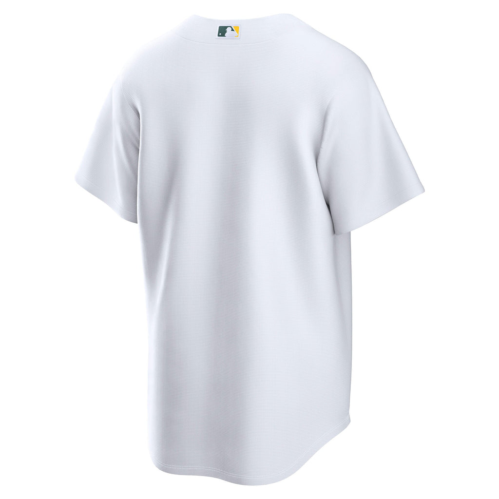 Men's Athletics Nike White Home Replica Jersey - 4