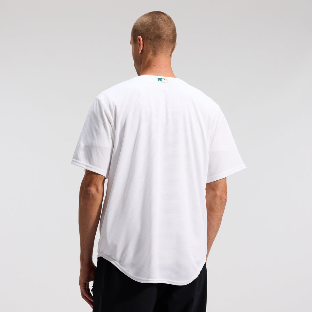 Men's Athletics Nike White Home Replica Team Jersey - 3