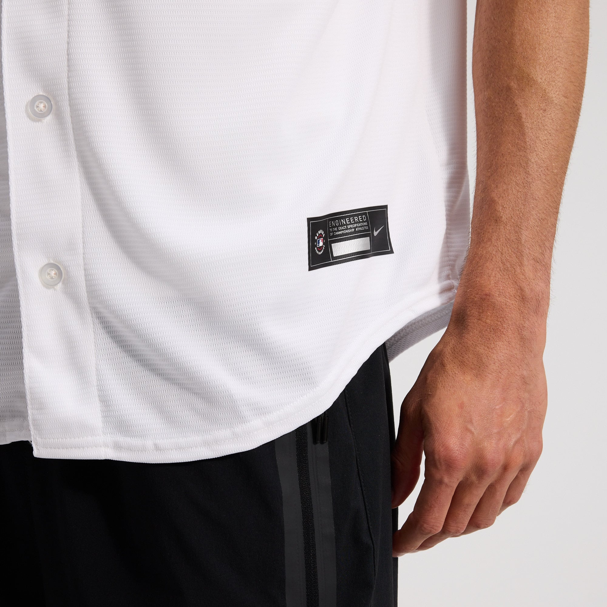 Men's Athletics Nike White Home Replica Team Jersey - 8