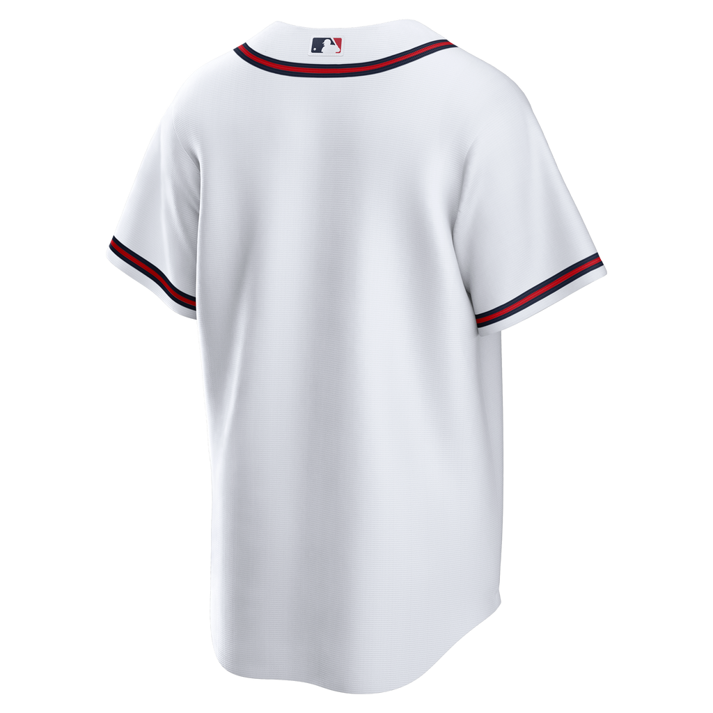 Men's Atlanta Braves Nike White Home Big & Tall Replica Jersey - 4