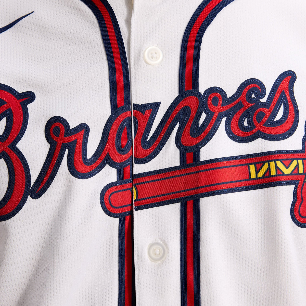 Men's Atlanta Braves Nike White Home Limited Jersey - 11