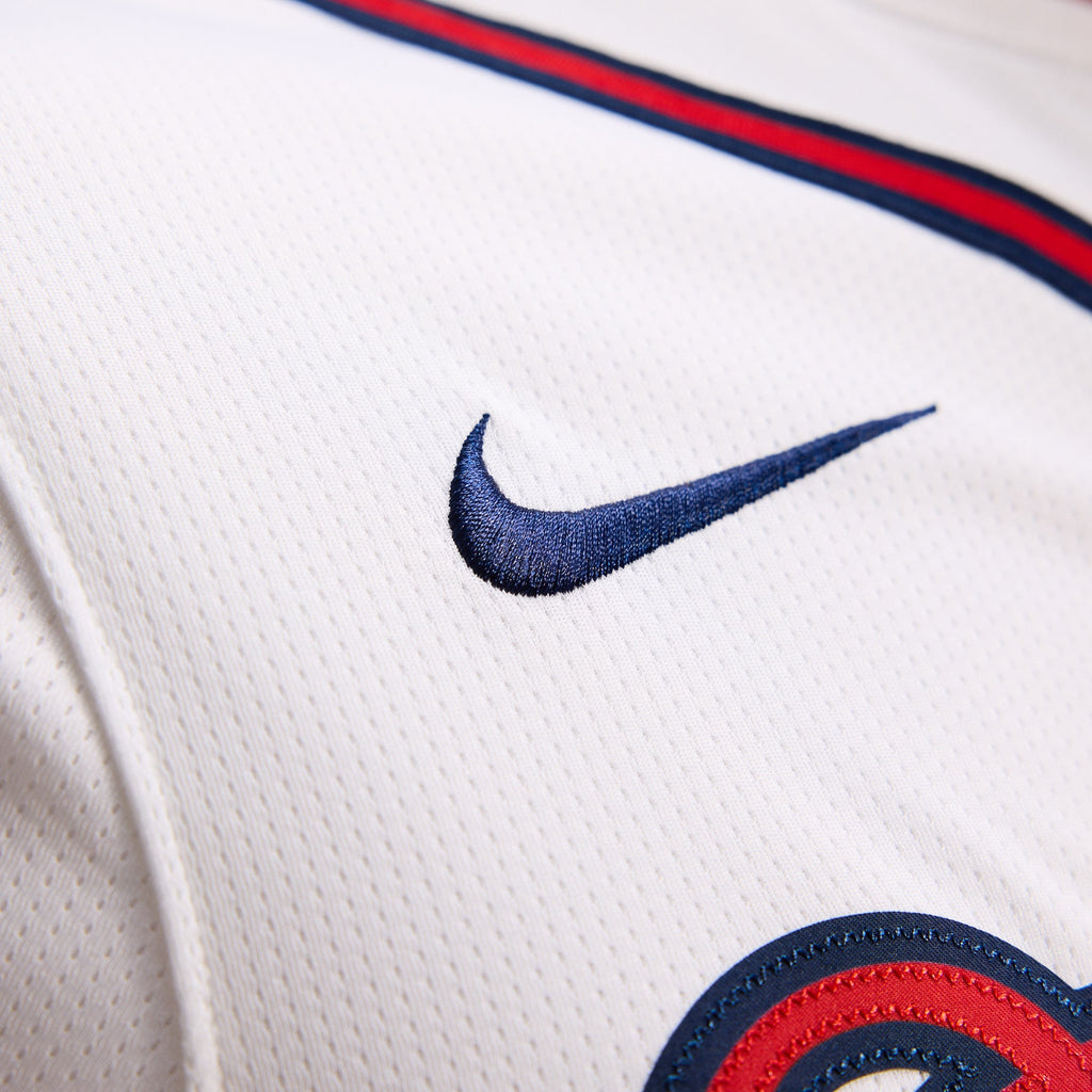 Men's Atlanta Braves Nike White Home Limited Jersey - 12