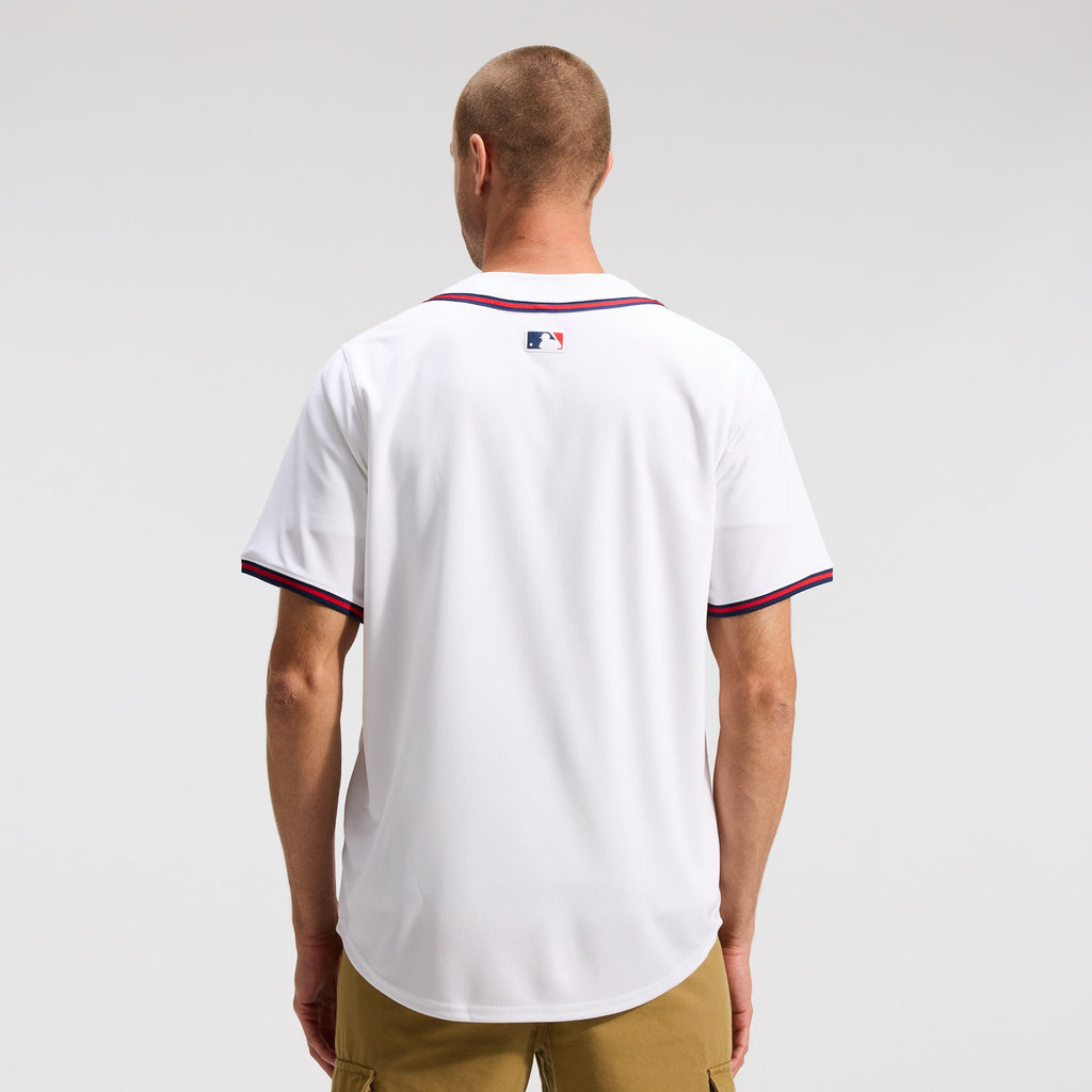 Men's Atlanta Braves Nike White Home Limited Jersey - 3