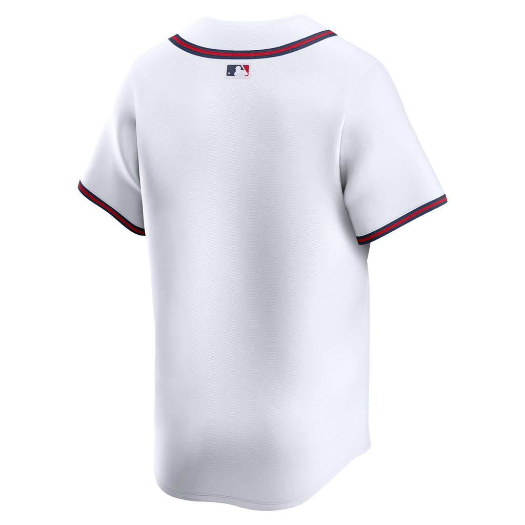 Men's Atlanta Braves Nike White Home Limited Jersey - 7