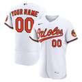 Men's Baltimore Orioles Nike White Home Authentic Custom Jersey