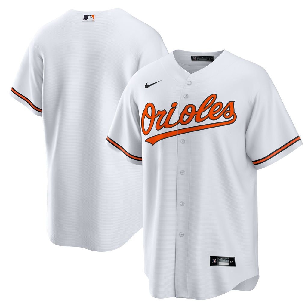Men's Baltimore Orioles Nike White Home Big & Tall Replica Jersey - 2