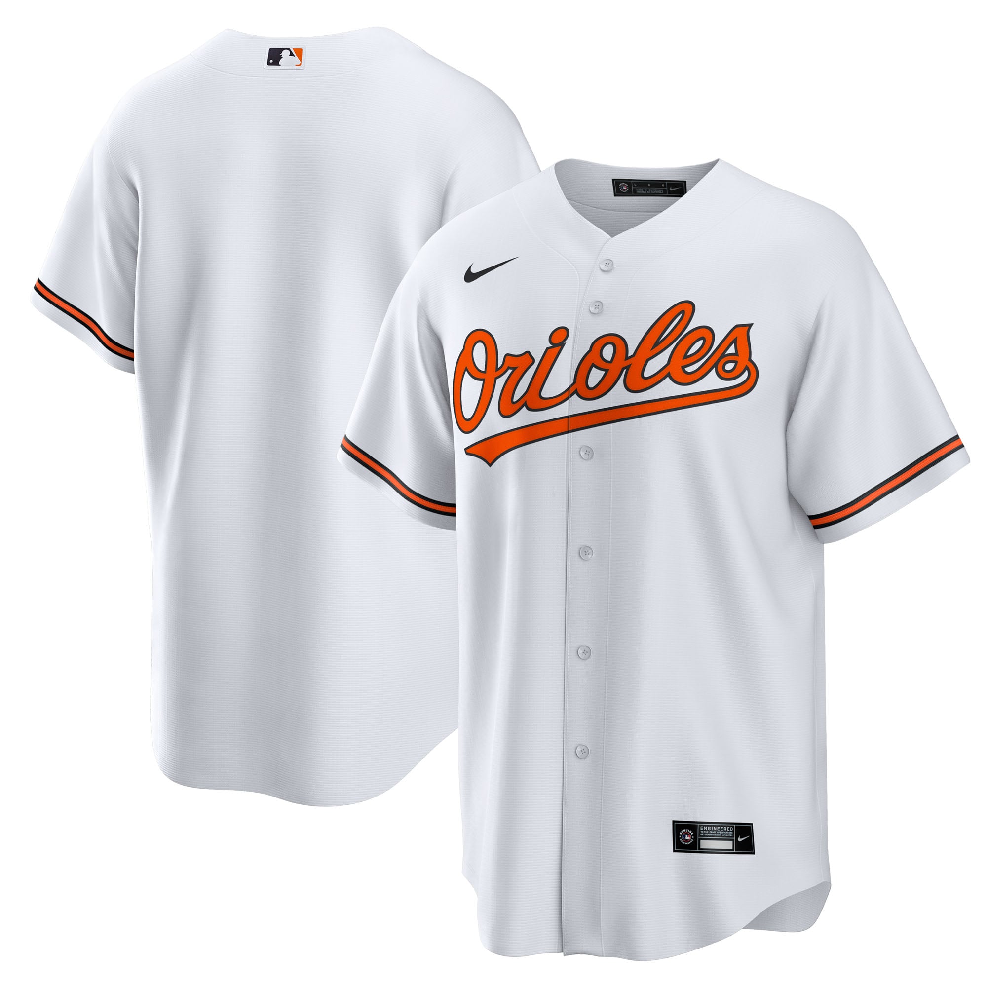 Men's Baltimore Orioles Nike White Home Big & Tall Replica Jersey