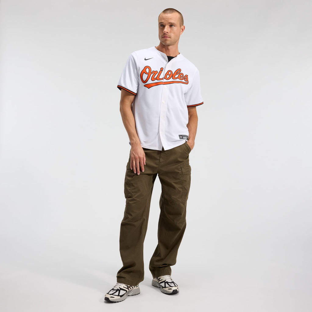 Men's Baltimore Orioles Nike White Home Limited Jersey - 4