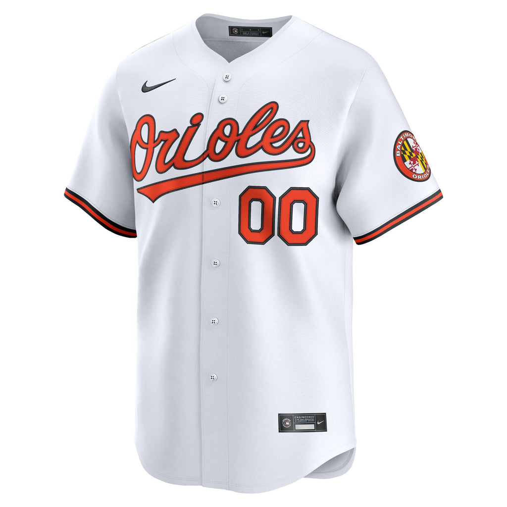 Men's Baltimore Orioles Nike White Home Limited Pick-A-Player Retired Roster Jersey - 3